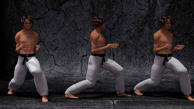 HANGETSU DACHI