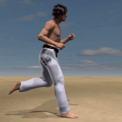 USHIRO TOBI GERI ASHI MAWATTE
