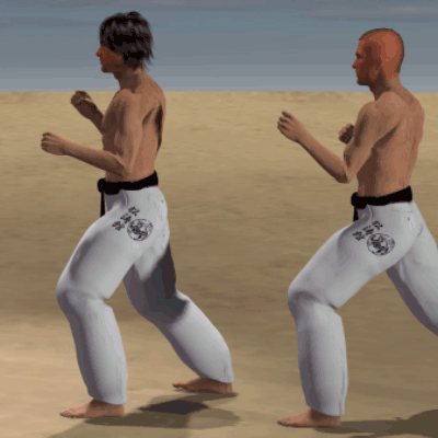 USHIRO GERI KEAGE