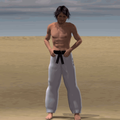 YOKO GERI KEAGE KYOKUSHINKAI
